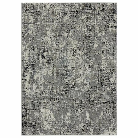 UNITED WEAVERS OF AMERICA Eternity Mizar Charcoal Oversize Rectangle Rug, 7 ft. 10 in. x 10 ft. 6 in. 4535 10277 912